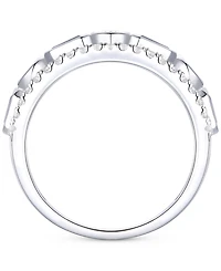 Emerald (3/4 ct. t.w.) & Diamond Band 14k Gold (Also Ruby Sapphire)