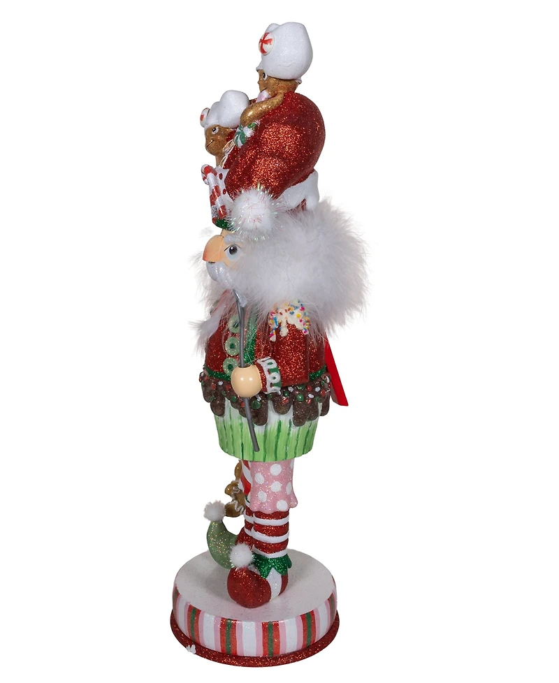 Kurt Adler 18-Inch Hollywood Gingerbread Soldier with Cupcake Body Nutcracker