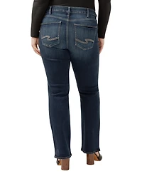 Silver Jeans Co. Plus Size Avery High-Rise Curvy-Fit Slim Bootcut Jeans