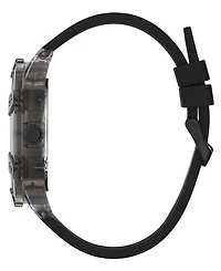 Guess Men's Multi-Function Black Silicone Watch 48mm