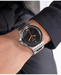 Guess Men's Analog Two-Tone Stainless Steel Watch 44mm