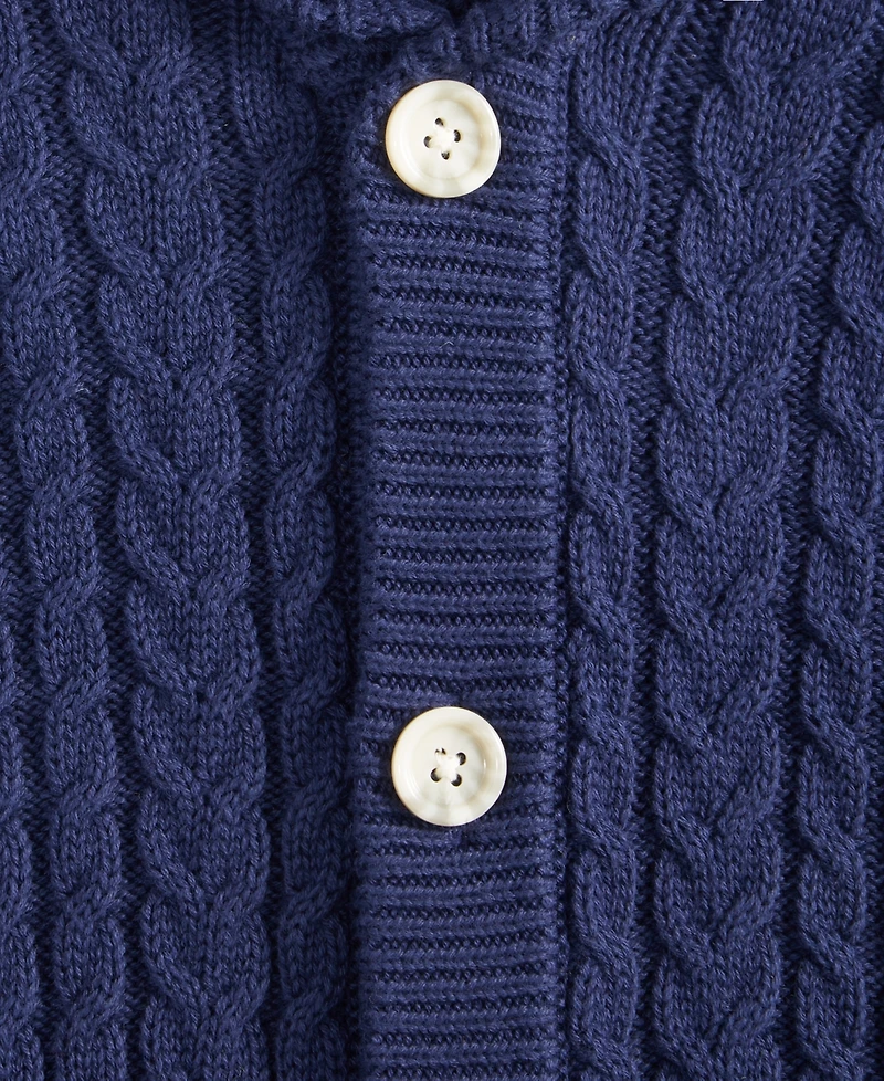 Club Room Men's Chunky Shawl Collar Cardigan Sweater, Created for Macy's
