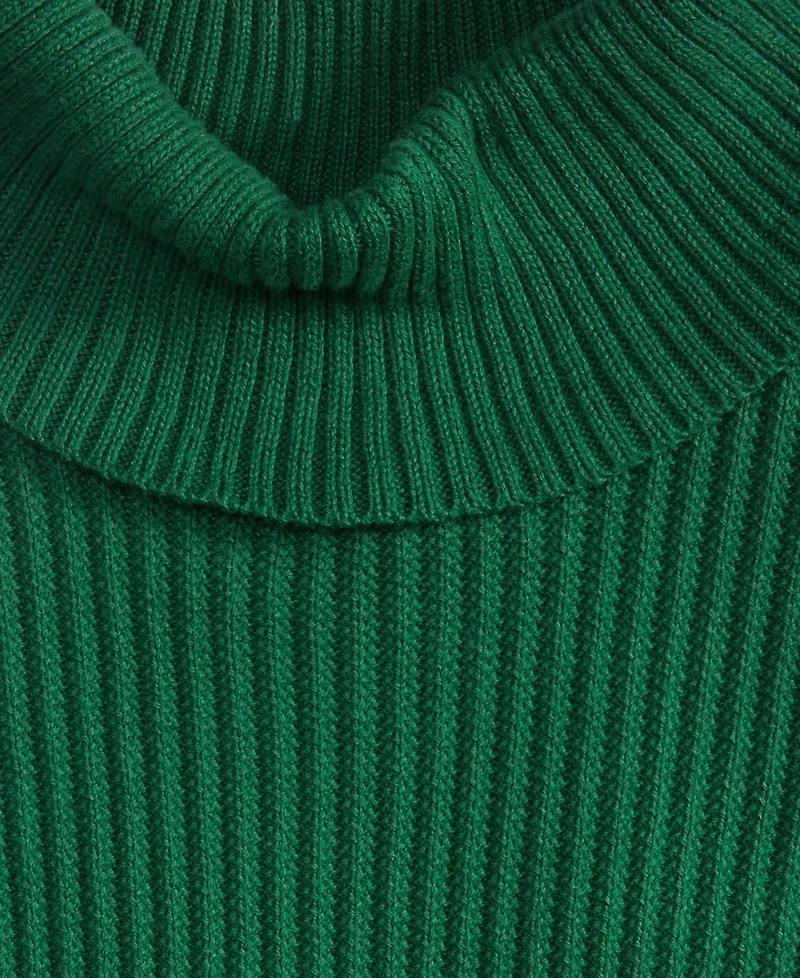 Club Room Men's Textured Cotton Turtleneck Sweater, Created for Macy's