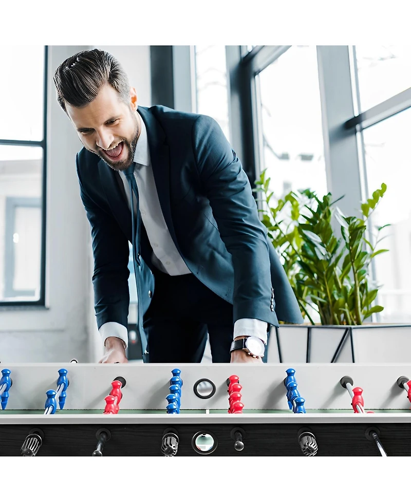 Skonyon 48 Inch Competition Sized Home Recreation Wooden Foosball Table
