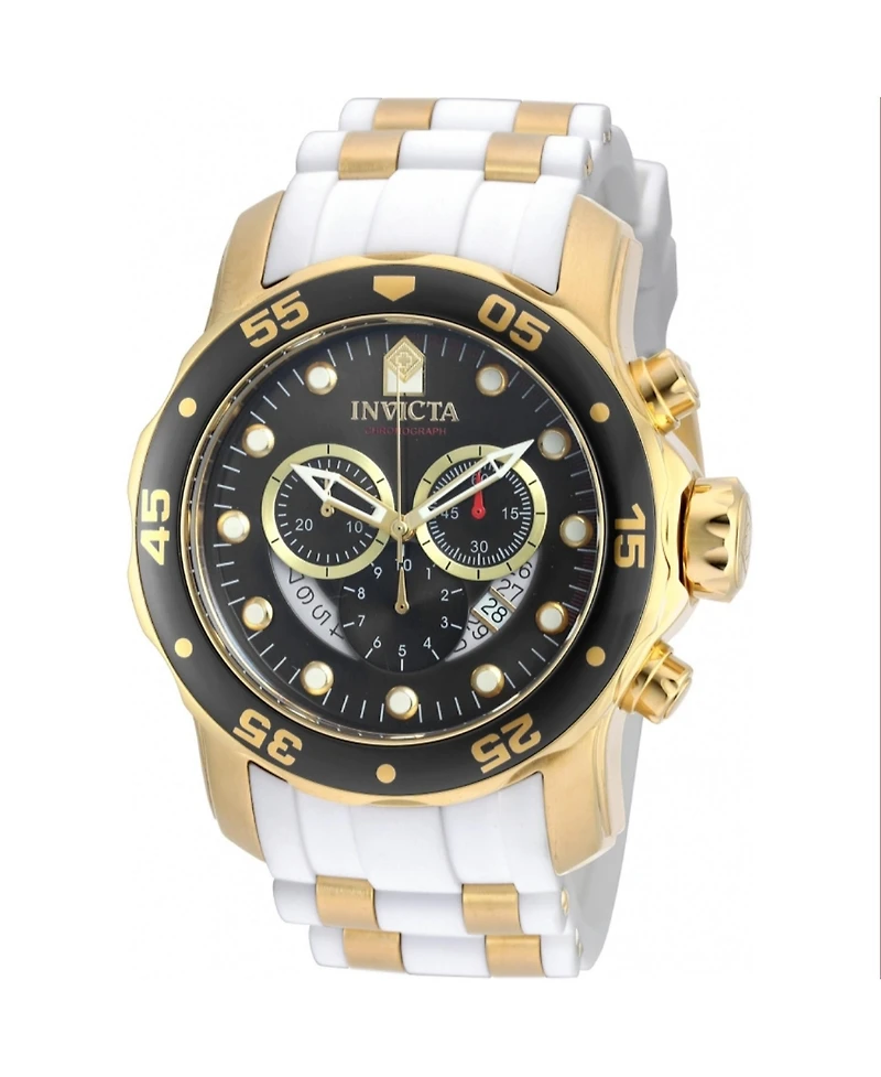 Invicta Men's Pro Diver Quartz Chronograph Black Dial Watch