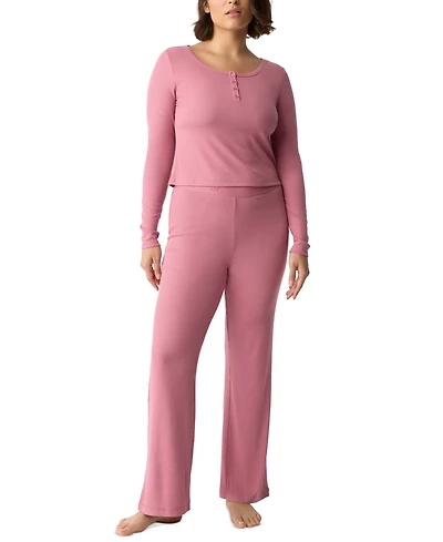 Gap GapBody Women's Long-Sleeve Rib Pajama Top