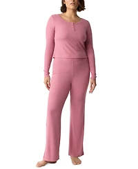 Gap GapBody Women's Long-Sleeve Rib Pajama Top