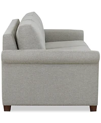 American Leather Co. Paige 81" Fabric Silver Queen Sleeper Sofa