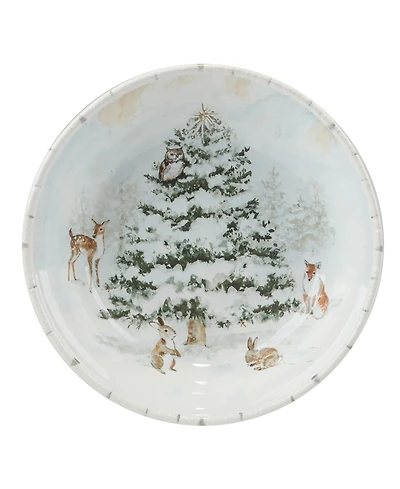 Certified International Winter's Frost Serving Bowl