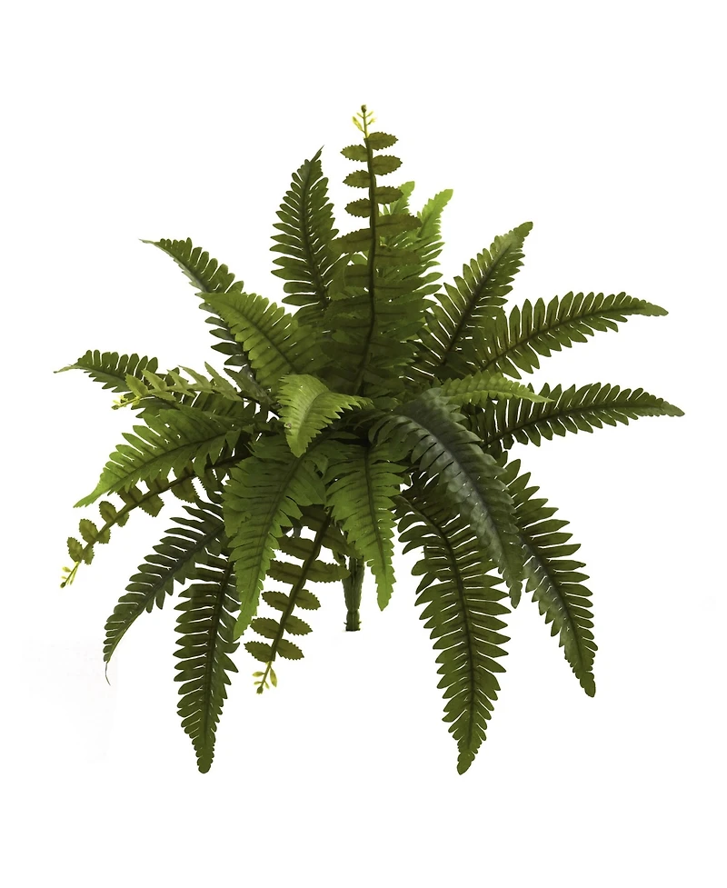 Slickblue Boston Fern Artificial Plant for Lush Indoor Decor (Set of 6)