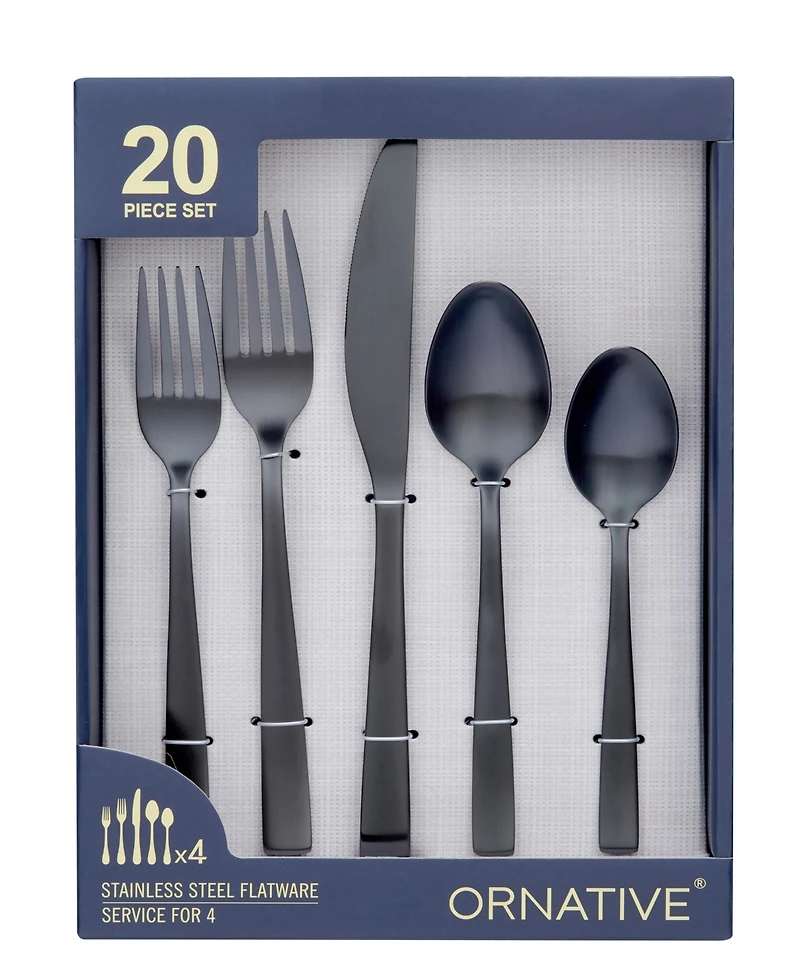 Ornative Lola 20 Piece Flatware Set