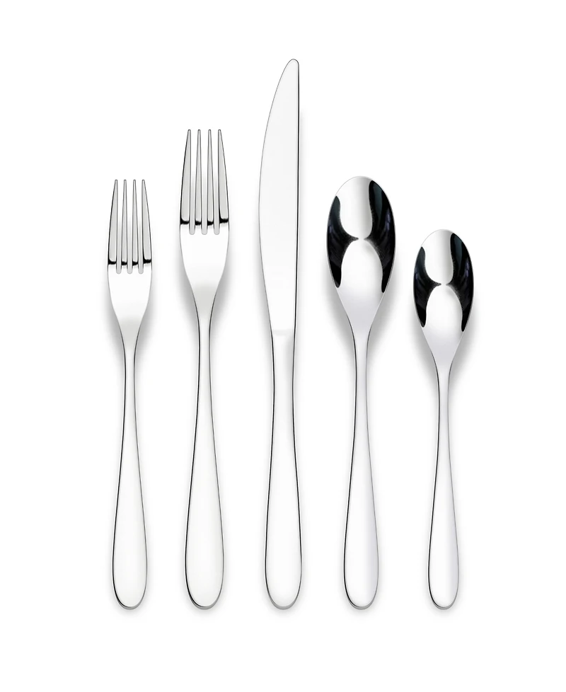 Ornative Percival Mirror 20 Piece Flatware Set, Service for 4