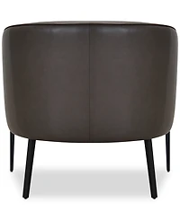 Niebee 31" Leather Accent Chair, Created for Macy's