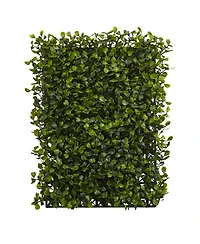 Slickblue Boxwood Mat for Versatile Green Wall Decor (Set of 12)