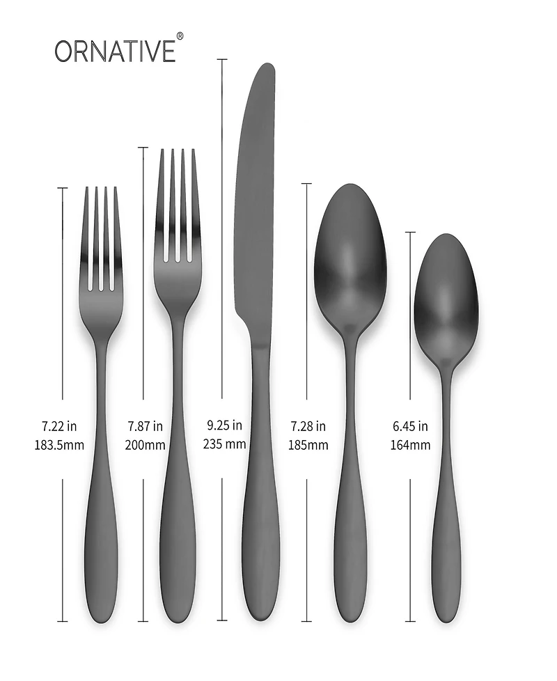 Ornative Amadea 20 Piece Flatware Set