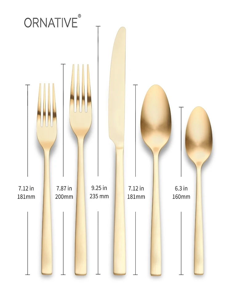 Ornative Lola 20 Piece Flatware Set, Service for 4