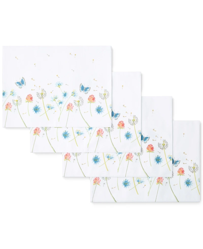 Fiesta Breezy Floral Placemat 13" x 18, Set of 4