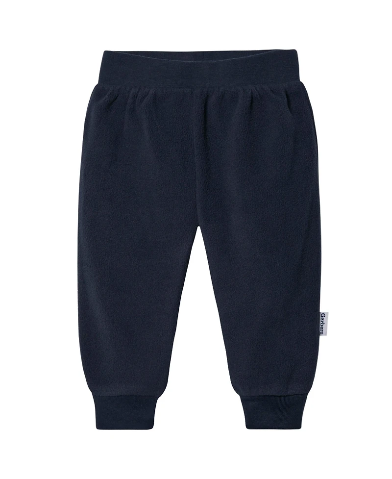 Gerber Baby Boys Fleece Pants, 4-Pack