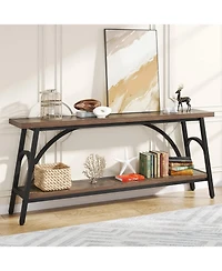 Tribesigns Extra Long Sofa Tables, 70.8” Console Table for Entryway, Living Room
