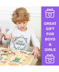 Quokka Wooden Montessori Puzzles for Kids Ages 4-6 – Human Anatomy