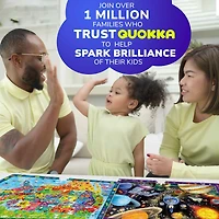 Quokka 100 Pieces Search and Find Floor Jigsaw Puzzles for Kids Ages 4-6 - 3 Set Educational Puzzles