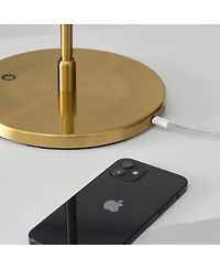 Libra 39" Usb-c Charging Led Desk Lamp with Adjustable Head