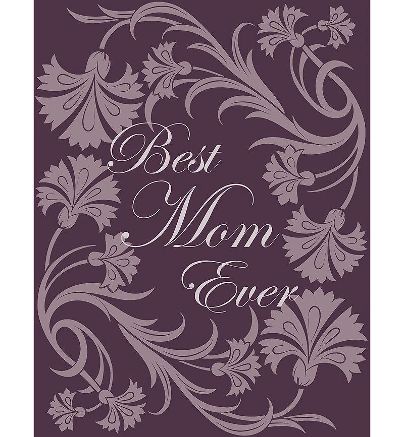 Chanasya Premium Best Mom Ever Gift Throw Blanket