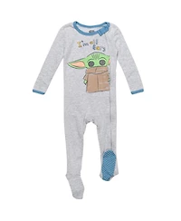 Star Wars Baby Boys 2 Pack Zip Up Sleep N' Play Coveralls