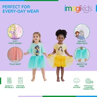 Frozen Girls Disney Princess Lion King Mermaid Moana Tulle Dress to (2T - 10-12