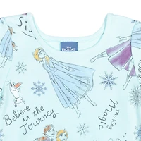 Frozen Toddler Girls Disney Princess Minnie Mouse Moana Mulan The Mermaid Cinderella Skater Dress Scrunchie to