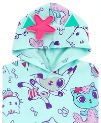 Gabby's Dollhouse Girls Dreamworks Pandy Paws Cakey Cat MerCat Fleece Dress to