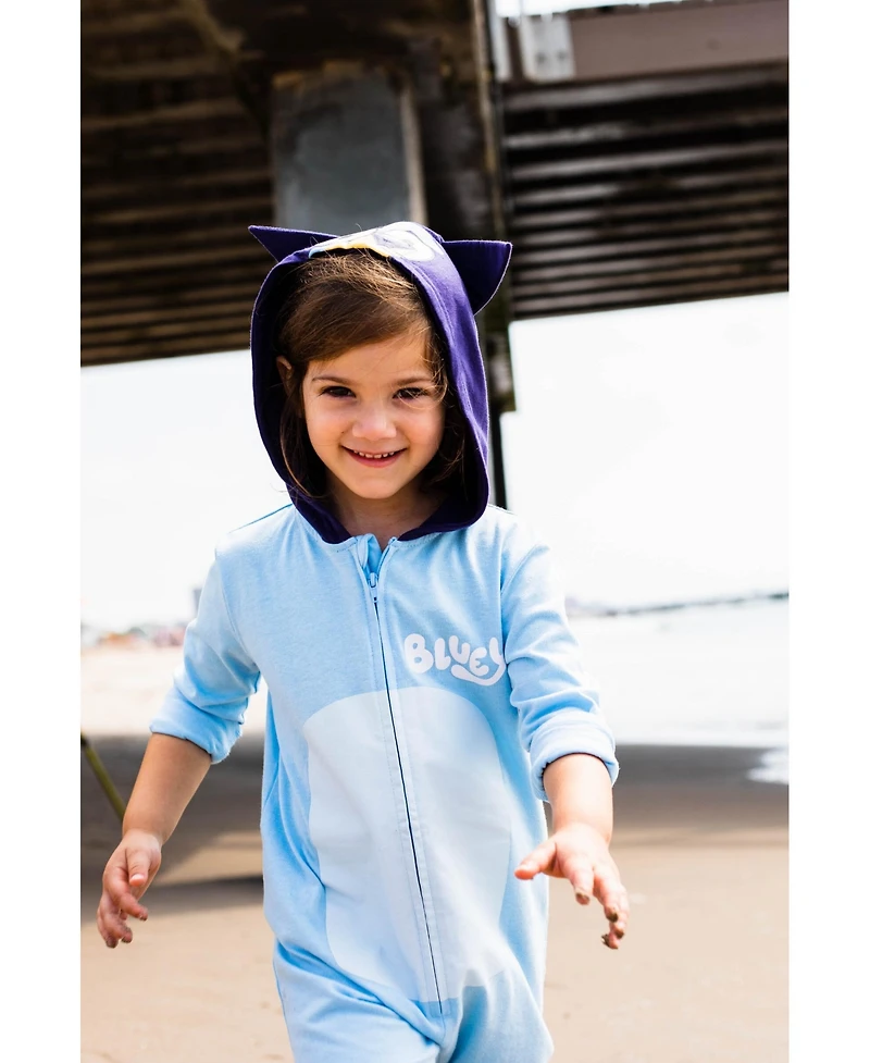 Bluey Toddler Boys Zip Up Cosplay Coverall
