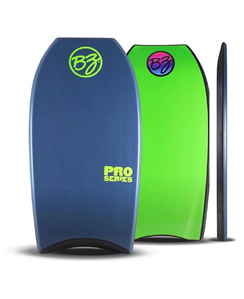 Bz Pro 40" Bodyboard, Crescent Tail Body Board with Zero-g Polypro Core, 8LB H-Cell Deck Surlyn Slick Tru-Flex Mesh for Beach Surfing
