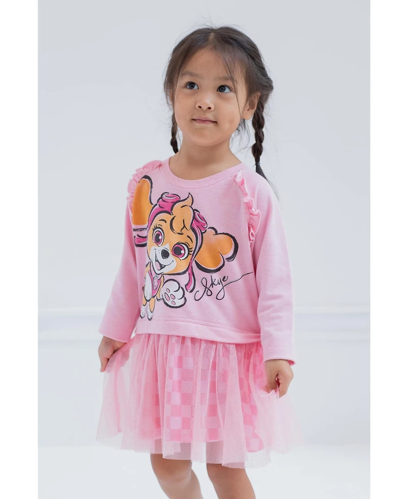 Paw Patrol Toddler Girls Skye French Terry Dress to