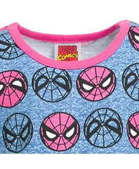 Marvel Toddler Girls Spider-Man Spider-Girl French Terry Skater Dress to