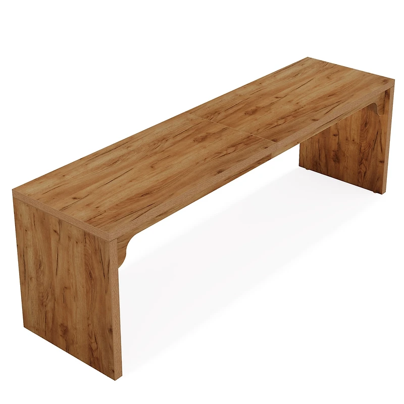 Tribesigns 78.7 Inches Long Computer Desk, Wooden Extra Long Writing Desk Double Desk Workstation, 2 Person Desk for Home Office