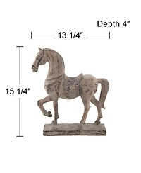 Kensington Hill Rustic Horse 15 1/4" High Statue