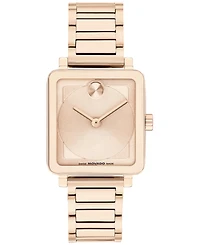 Movado Women's Bold Evolution 2.0 Swiss Quartz Ionic Plated Rose Gold Steel Watch 26mm
