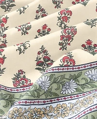 Elrene Nomad Harvest Block Print Oval Tablecloth, 60" x 84" Oval