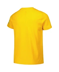 Round21 Big Boys and Girls Angel Reese Yellow Chicago Sky Player T-Shirt