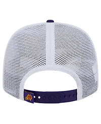 New Era Men's Purple/White Phoenix Suns Trucker 9SEVENTY Coolera Stretch-Snap Hat