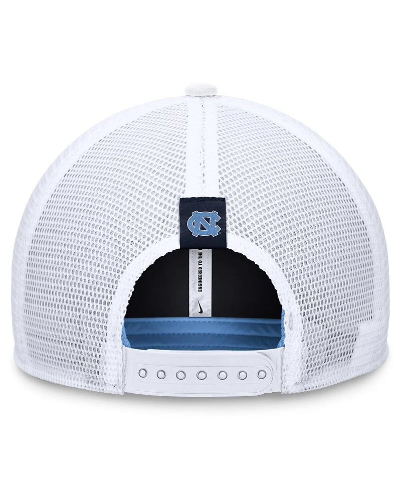 Jordan Men's Carolina Blue/White North Carolina Tar Heels Local Rise Trucker Adjustable Hat
