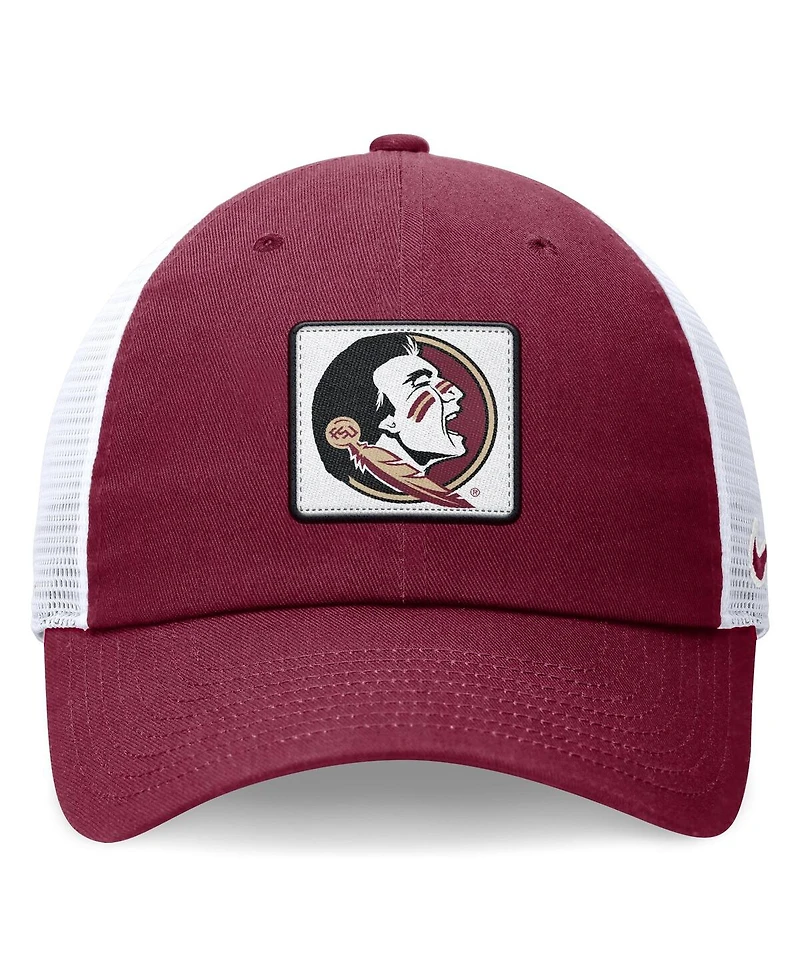 Nike Men's Garnet/White Florida State Seminoles Primetime Club Trucker Adjustable Hat