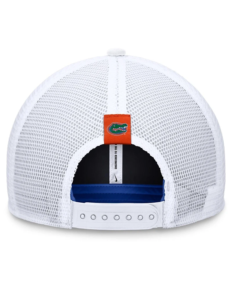 Jordan Men's Royal/White Florida Gators Local Rise Trucker Adjustable Hat