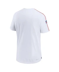 Nike Men's White Cleveland Browns Sideline Alternate Logo Coach Performance T-Shirt