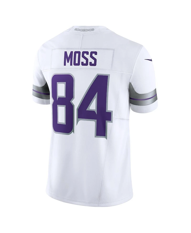 Nike Men's Randy Moss White Minnesota Vikings Alternate Vapor F.u.s.e. Retired Player Limited Jersey