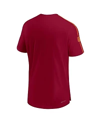 Nike Men's Burgundy Washington Commanders 2024 Sideline Coach Uv Performance T-Shirt