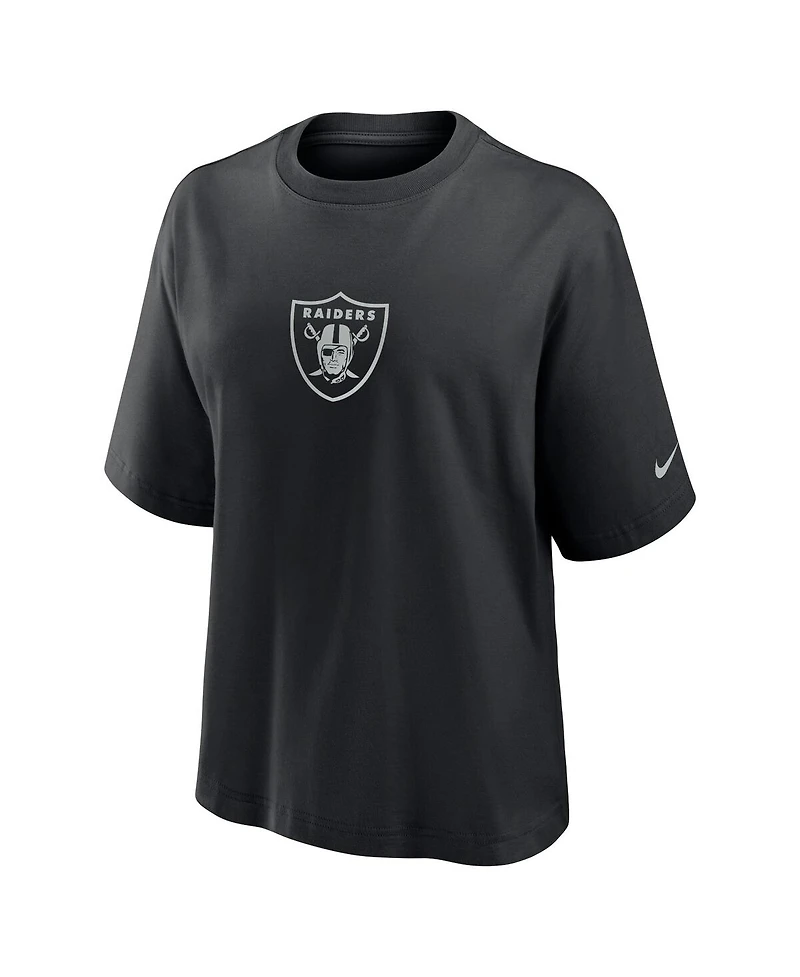 Nike Women's Black Las Vegas Raiders Boxy T-Shirt