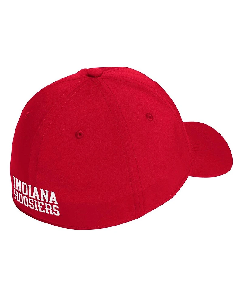 Adidas Men's Crimson Indiana Hoosiers Locker Room Logo Flex Hat