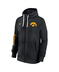 Nike Men's Black Iowa Hawkeyes 2024 Sideline Full-Zip Hoodie